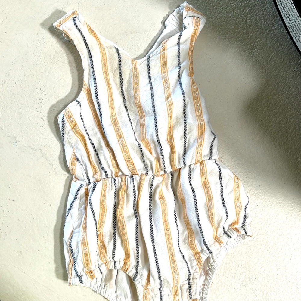 Striped onesie